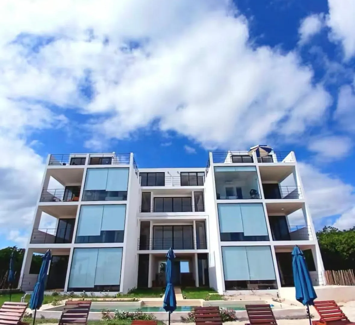 Oceanfront Bliss At Azul Azul Mahahual Lejlighed